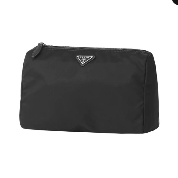 Prada Handbags - Prada Black Necessaire Tessuto Nylon Large Toiletry Case (NEW)